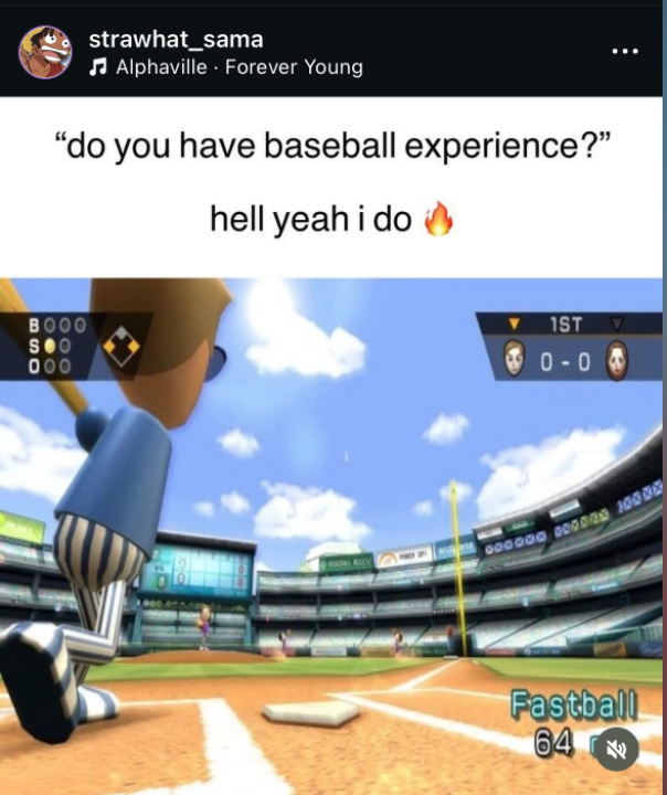 wii baseball meme